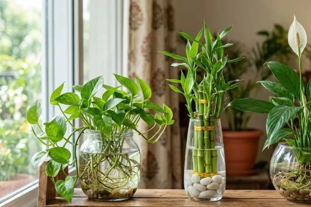 Como cultivar plantas em garrafas de vidro seguindo os princípios do Vastu: plantas para atrair prosperidade
